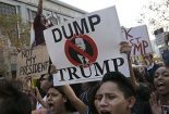 اعتراضها ضد ترامپ در نیویورک، لس‌آنجلس، فیلادلفیا و دیگر نقاط آمریکا ادامه دارد